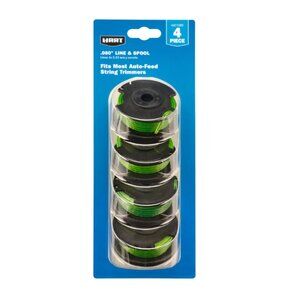 Pre-Cut Trimmer Line .080" Fits most bump feed string trimmers 1 Pack of 5 HART